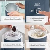 image:imageMartha Stewart Ice Cream Maker 2 Quart DoubleInsulated Freezer Bowl Sorbet amp Frozen Yogurt Ready in 20 Minutes MixIns Chute Easy to Clean Linen CreamIndigo