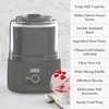 image:imageMartha Stewart Ice Cream Maker 2 Quart DoubleInsulated Freezer Bowl Sorbet amp Frozen Yogurt Ready in 20 Minutes MixIns Chute Easy to Clean Linen CreamCaviar