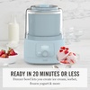 image:imageMartha Stewart Ice Cream Maker 2 Quart DoubleInsulated Freezer Bowl Sorbet amp Frozen Yogurt Ready in 20 Minutes MixIns Chute Easy to Clean Linen CreamSky