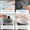 image:imageMartha Stewart Ice Cream Maker 2 Quart DoubleInsulated Freezer Bowl Sorbet amp Frozen Yogurt Ready in 20 Minutes MixIns Chute Easy to Clean Linen CreamCaviar