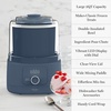 image:imageMartha Stewart Ice Cream Maker 2 Quart DoubleInsulated Freezer Bowl Sorbet amp Frozen Yogurt Ready in 20 Minutes MixIns Chute Easy to Clean Linen CreamIndigo