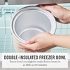 image:imageMartha Stewart Ice Cream Maker 2 Quart DoubleInsulated Freezer Bowl Sorbet amp Frozen Yogurt Ready in 20 Minutes MixIns Chute Easy to Clean Linen CreamLinen Cream