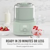 image:imageMartha Stewart Ice Cream Maker 2 Quart DoubleInsulated Freezer Bowl Sorbet amp Frozen Yogurt Ready in 20 Minutes MixIns Chute Easy to Clean Linen CreamHoneydew