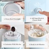 image:imageMartha Stewart Ice Cream Maker 2 Quart DoubleInsulated Freezer Bowl Sorbet amp Frozen Yogurt Ready in 20 Minutes MixIns Chute Easy to Clean Linen CreamSky