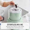 image:imageMartha Stewart Ice Cream Maker 2 Quart DoubleInsulated Freezer Bowl Sorbet amp Frozen Yogurt Ready in 20 Minutes MixIns Chute Easy to Clean Linen CreamHoneydew