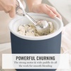 image:imageMartha Stewart Ice Cream Maker 2 Quart DoubleInsulated Freezer Bowl Sorbet amp Frozen Yogurt Ready in 20 Minutes MixIns Chute Easy to Clean Linen CreamIndigo