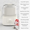 image:imageMartha Stewart Ice Cream Maker 2 Quart DoubleInsulated Freezer Bowl Sorbet amp Frozen Yogurt Ready in 20 Minutes MixIns Chute Easy to Clean Linen CreamLinen Cream