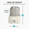 image:imageMartha Stewart Ice Cream Maker 2 Quart DoubleInsulated Freezer Bowl Sorbet amp Frozen Yogurt Ready in 20 Minutes MixIns Chute Easy to Clean Linen CreamLinen Cream