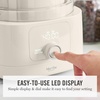 image:imageMartha Stewart Ice Cream Maker 2 Quart DoubleInsulated Freezer Bowl Sorbet amp Frozen Yogurt Ready in 20 Minutes MixIns Chute Easy to Clean Linen CreamLinen Cream