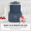 image:imageMartha Stewart Ice Cream Maker 2 Quart DoubleInsulated Freezer Bowl Sorbet amp Frozen Yogurt Ready in 20 Minutes MixIns Chute Easy to Clean Linen CreamIndigo