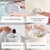 image:imageMartha Stewart Ice Cream Maker 2 Quart DoubleInsulated Freezer Bowl Sorbet amp Frozen Yogurt Ready in 20 Minutes MixIns Chute Easy to Clean Linen CreamLinen Cream