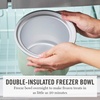 image:imageMartha Stewart Ice Cream Maker 2 Quart DoubleInsulated Freezer Bowl Sorbet amp Frozen Yogurt Ready in 20 Minutes MixIns Chute Easy to Clean Linen CreamHoneydew