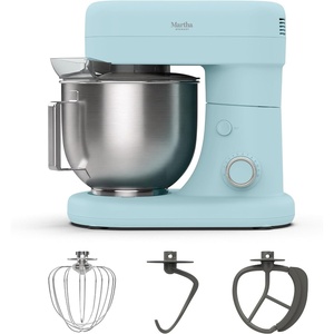 image:imageMartha Stewart 53Qt Stand Mixer 12Speed TiltHead Electric Kitchen Mixer with Stainless Steel Bowl Dough Hook Whisk amp Beater Splash Guard Ideal for Baking Bread Cake amp Whipping Linen CreamSky Blue