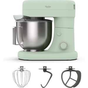 image:imageMartha Stewart 53Qt Stand Mixer 12Speed TiltHead Electric Kitchen Mixer with Stainless Steel Bowl Dough Hook Whisk amp Beater Splash Guard Ideal for Baking Bread Cake amp Whipping Linen CreamHoneydew Green