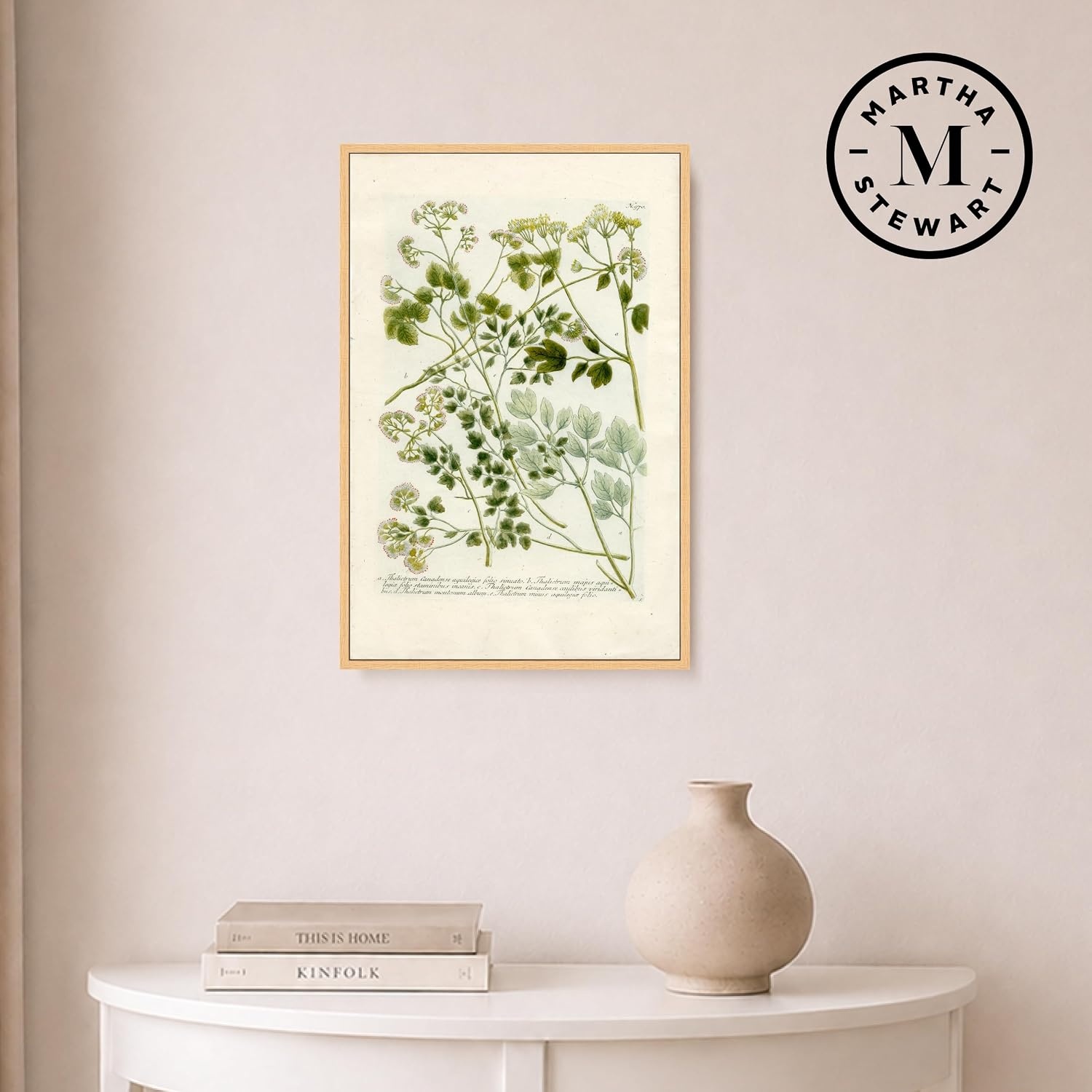 image:imageMartha Stewart Bedford Canvas Wall Art Vintage Vegetable Chart II 135 x 195 Living Room and Bedroom Decor Framed