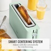 image:imageMartha Stewart 2 Slice Long Slot Toaster Extra Wide for Sourdough amp Bagels 10 Setting Shade Control Removable Crumb Tray SelfCentering Design DefrostReheat Cancel Slim SpaceSaving LinenHoneydew Green