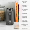 image:imageMartha Stewart 2 Slice Long Slot Toaster Extra Wide for Sourdough amp Bagels 10 Setting Shade Control Removable Crumb Tray SelfCentering Design DefrostReheat Cancel Slim SpaceSaving LinenCaviar Gray