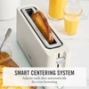 image:imageMartha Stewart 2 Slice Long Slot Toaster Extra Wide for Sourdough amp Bagels 10 Setting Shade Control Removable Crumb Tray SelfCentering Design DefrostReheat Cancel Slim SpaceSaving LinenLinen Cream