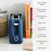 image:imageMartha Stewart 2 Slice Long Slot Toaster Extra Wide for Sourdough amp Bagels 10 Setting Shade Control Removable Crumb Tray SelfCentering Design DefrostReheat Cancel Slim SpaceSaving LinenIndigo Blue