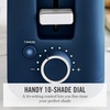 image:imageMartha Stewart 2 Slice Long Slot Toaster Extra Wide for Sourdough amp Bagels 10 Setting Shade Control Removable Crumb Tray SelfCentering Design DefrostReheat Cancel Slim SpaceSaving LinenIndigo Blue