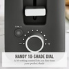 image:imageMartha Stewart 2 Slice Long Slot Toaster Extra Wide for Sourdough amp Bagels 10 Setting Shade Control Removable Crumb Tray SelfCentering Design DefrostReheat Cancel Slim SpaceSaving LinenCaviar Gray