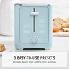 image:imageMartha Stewart 2 Slice Toaster 10 Shade Settings with Defrost Cancel Bagel amp GlutenFree ExtraWide SelfCentering Slots for Waffles amp Artisan Bread Removable Crumb Tray Cord Wrap Linen CreamSky Blue