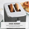 image:imageMartha Stewart 2 Slice Toaster 10 Shade Settings with Defrost Cancel Bagel amp GlutenFree ExtraWide SelfCentering Slots for Waffles amp Artisan Bread Removable Crumb Tray Cord Wrap Linen CreamCaviar Gray