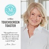 image:imageMartha Stewart 2 Slice Toaster 10 Shade Settings with Defrost Cancel Bagel amp GlutenFree ExtraWide SelfCentering Slots for Waffles amp Artisan Bread Removable Crumb Tray Cord Wrap Linen CreamIndigo Blue