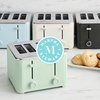 image:imageMartha Stewart 2 Slice Toaster 10 Shade Settings with Defrost Cancel Bagel amp GlutenFree ExtraWide SelfCentering Slots for Waffles amp Artisan Bread Removable Crumb Tray Cord Wrap Linen CreamSky Blue
