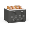image:imageMartha Stewart 2 Slice Toaster 10 Shade Settings with Defrost Cancel Bagel amp GlutenFree ExtraWide SelfCentering Slots for Waffles amp Artisan Bread Removable Crumb Tray Cord Wrap Linen CreamCaviar Gray