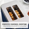 image:imageMartha Stewart 2 Slice Toaster 10 Shade Settings with Defrost Cancel Bagel amp GlutenFree ExtraWide SelfCentering Slots for Waffles amp Artisan Bread Removable Crumb Tray Cord Wrap Linen CreamIndigo Blue