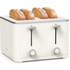 image:imageMartha Stewart 2 Slice Toaster 10 Shade Settings with Defrost Cancel Bagel amp GlutenFree ExtraWide SelfCentering Slots for Waffles amp Artisan Bread Removable Crumb Tray Cord Wrap Linen CreamLinen Cream