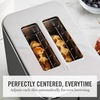image:imageMartha Stewart 2 Slice Toaster 10 Shade Settings with Defrost Cancel Bagel amp GlutenFree ExtraWide SelfCentering Slots for Waffles amp Artisan Bread Removable Crumb Tray Cord Wrap Linen CreamCaviar Gray