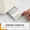 image:imageMartha Stewart 2 Slice Toaster 10 Shade Settings with Defrost Cancel Bagel amp GlutenFree ExtraWide SelfCentering Slots for Waffles amp Artisan Bread Removable Crumb Tray Cord Wrap Linen CreamLinen Cream