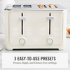 image:imageMartha Stewart 2 Slice Toaster 10 Shade Settings with Defrost Cancel Bagel amp GlutenFree ExtraWide SelfCentering Slots for Waffles amp Artisan Bread Removable Crumb Tray Cord Wrap Linen CreamLinen Cream
