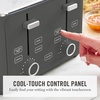 image:imageMartha Stewart 2 Slice Toaster 10 Shade Settings with Defrost Cancel Bagel amp GlutenFree ExtraWide SelfCentering Slots for Waffles amp Artisan Bread Removable Crumb Tray Cord Wrap Linen CreamCaviar Gray