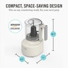 image:imageMartha Stewart 3 Cup Electric Food Chopper Vegetable amp Herb Mini Food Processor 24oz BPAFree Bowl Stainless Steel Blades Pour Spout Dicing Mincing Chop amp Puree Dishwasher Safe LinenLinen Cream