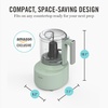 image:imageMartha Stewart 3 Cup Electric Food Chopper Vegetable amp Herb Mini Food Processor 24oz BPAFree Bowl Stainless Steel Blades Pour Spout Dicing Mincing Chop amp Puree Dishwasher Safe LinenHoneydew Green