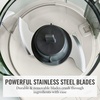 image:imageMartha Stewart 3 Cup Electric Food Chopper Vegetable amp Herb Mini Food Processor 24oz BPAFree Bowl Stainless Steel Blades Pour Spout Dicing Mincing Chop amp Puree Dishwasher Safe LinenLinen Cream