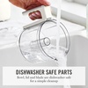 image:imageMartha Stewart 3 Cup Electric Food Chopper Vegetable amp Herb Mini Food Processor 24oz BPAFree Bowl Stainless Steel Blades Pour Spout Dicing Mincing Chop amp Puree Dishwasher Safe LinenLinen Cream