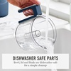 image:imageMartha Stewart 3 Cup Electric Food Chopper Vegetable amp Herb Mini Food Processor 24oz BPAFree Bowl Stainless Steel Blades Pour Spout Dicing Mincing Chop amp Puree Dishwasher Safe LinenIndigo Blue