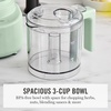 image:imageMartha Stewart 3 Cup Electric Food Chopper Vegetable amp Herb Mini Food Processor 24oz BPAFree Bowl Stainless Steel Blades Pour Spout Dicing Mincing Chop amp Puree Dishwasher Safe LinenHoneydew Green