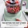 image:imageMartha Stewart 3 Cup Electric Food Chopper Vegetable amp Herb Mini Food Processor 24oz BPAFree Bowl Stainless Steel Blades Pour Spout Dicing Mincing Chop amp Puree Dishwasher Safe LinenHoneydew Green