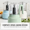 image:imageMartha Stewart 3 Cup Electric Food Chopper Vegetable amp Herb Mini Food Processor 24oz BPAFree Bowl Stainless Steel Blades Pour Spout Dicing Mincing Chop amp Puree Dishwasher Safe LinenLinen Cream