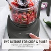 image:imageMartha Stewart 3 Cup Electric Food Chopper Vegetable amp Herb Mini Food Processor 24oz BPAFree Bowl Stainless Steel Blades Pour Spout Dicing Mincing Chop amp Puree Dishwasher Safe LinenCaviar Gray