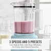 image:imageMartha Stewart 50oz Countertop Blender Smoothie Margarita amp Ice Crushing Blender BPAFree Pitcher 3 Speeds 5 Presets AutoClean Function Dishwasher Safe Stainless Steel Blades Linen CreamSky Blue