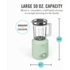 image:imageMartha Stewart 50oz Countertop Blender Smoothie Margarita amp Ice Crushing Blender BPAFree Pitcher 3 Speeds 5 Presets AutoClean Function Dishwasher Safe Stainless Steel Blades Linen CreamHoneydew Green