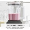 image:imageMartha Stewart 50oz Countertop Blender Smoothie Margarita amp Ice Crushing Blender BPAFree Pitcher 3 Speeds 5 Presets AutoClean Function Dishwasher Safe Stainless Steel Blades Linen CreamCaviar Gray