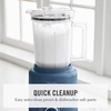 image:imageMartha Stewart 50oz Countertop Blender Smoothie Margarita amp Ice Crushing Blender BPAFree Pitcher 3 Speeds 5 Presets AutoClean Function Dishwasher Safe Stainless Steel Blades Linen CreamIndigo Blue