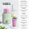 image:imageMartha Stewart 50oz Countertop Blender Smoothie Margarita amp Ice Crushing Blender BPAFree Pitcher 3 Speeds 5 Presets AutoClean Function Dishwasher Safe Stainless Steel Blades Linen CreamHoneydew Green